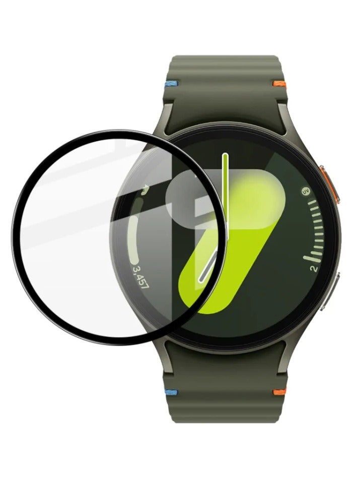 بيوكس واقي شاشة لساعة Samsung Galaxy Watch 7 (مقاس 40 مم) – طبقة حماية مرنة مانعة للوهج ومقاومة لبصمات الأصابع، توفر تغطية كاملة ووضوحاً عالياً مع استجابة دقيقة للمس. - Image 1
