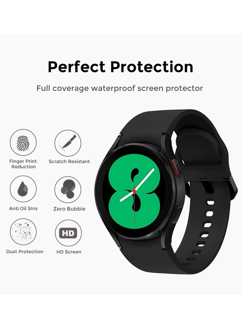 بيوكس واقي شاشة لساعة Samsung Galaxy Watch 7 (مقاس 40 مم) – طبقة حماية مرنة مانعة للوهج ومقاومة لبصمات الأصابع، توفر تغطية كاملة ووضوحاً عالياً مع استجابة دقيقة للمس. - Image 2