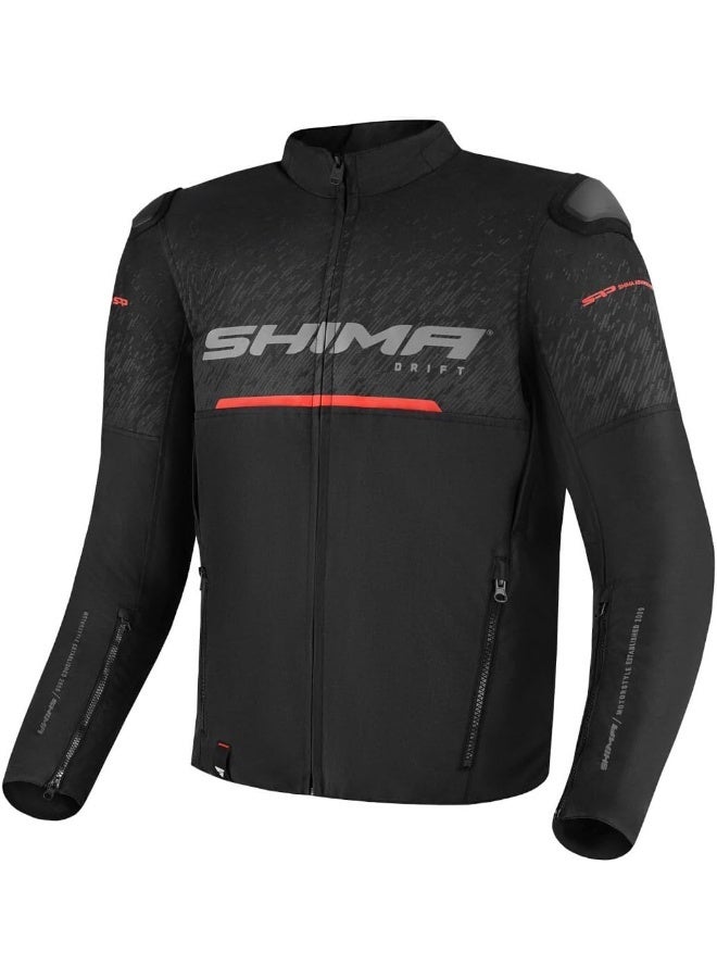 SHIMA جاكيت درفت الحضري للدراجات النارية من القماش خفيف الوزن صيفي بشبكة 2XL - Image 1