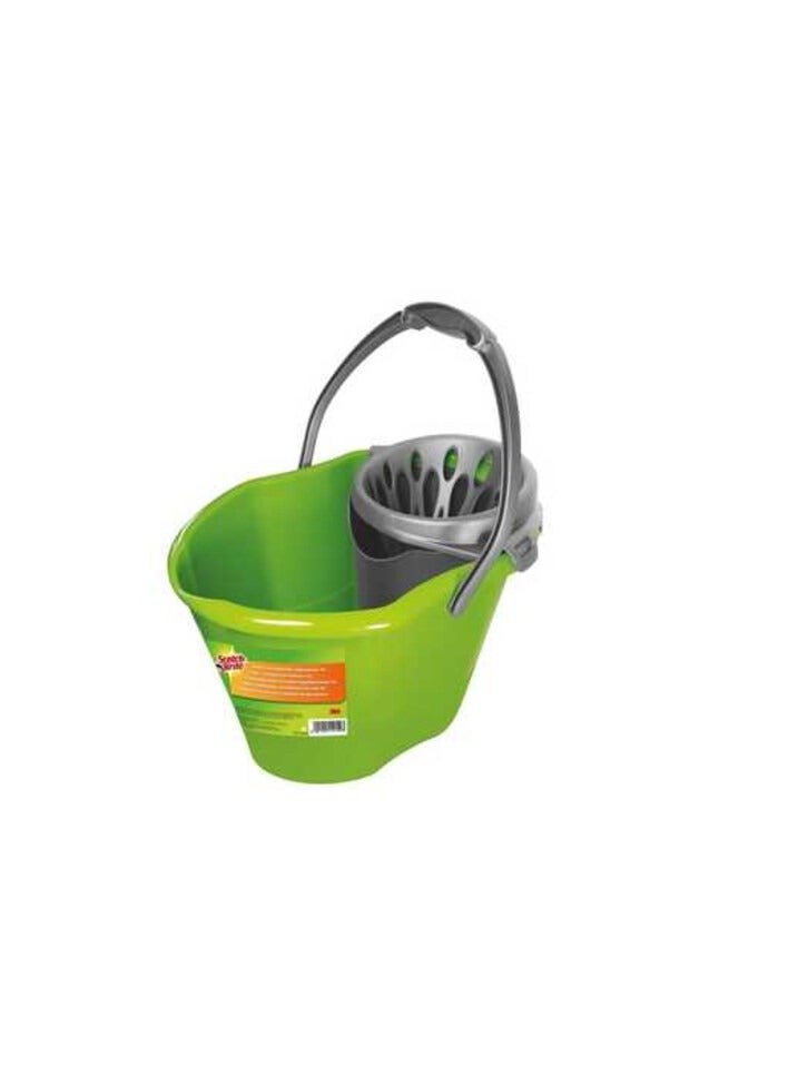 Scotch  Scotch-Brite Csc Green Bucket With Wringer/Squeezer 1 Set/Pack - Image 1