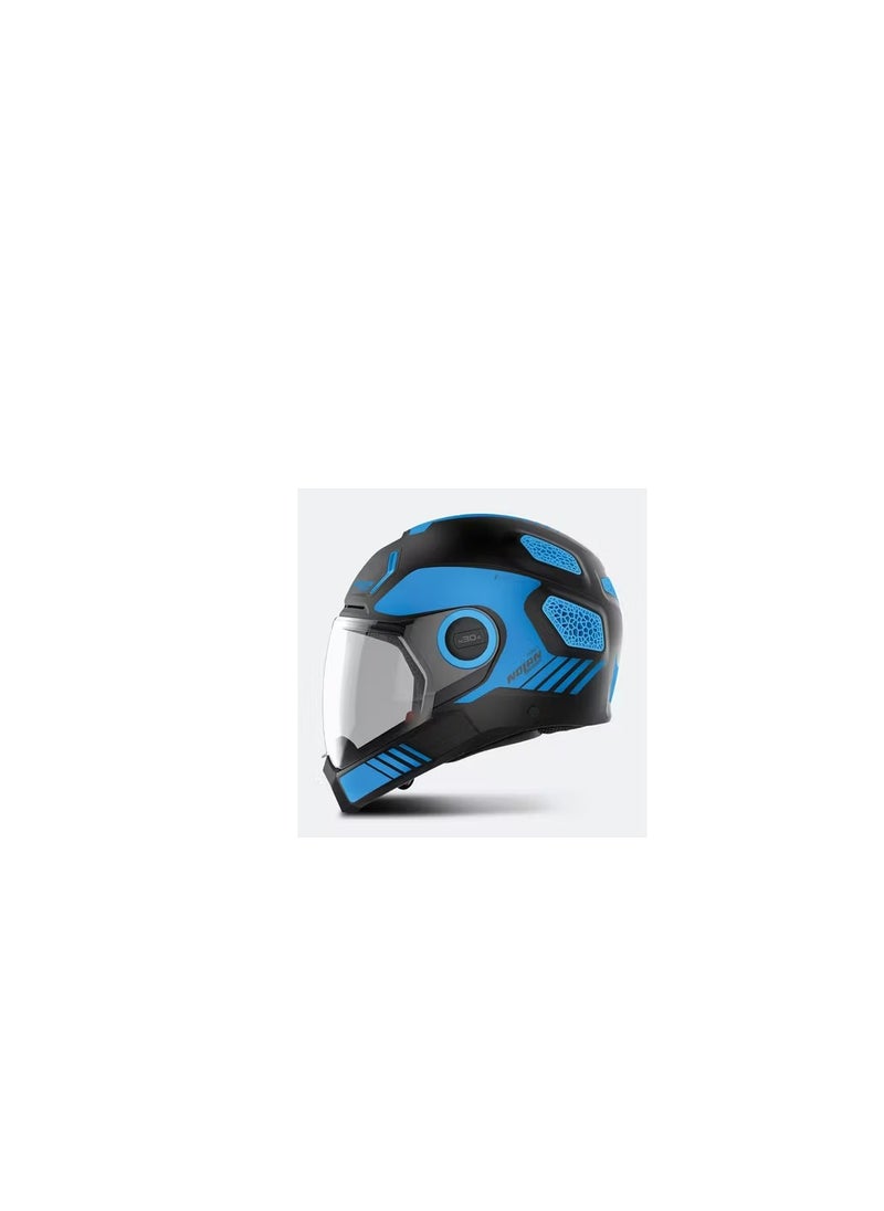 Nolan - NOLAN N30-4 VP UNCHARTED FLAT BLACK BLUE - Image 1