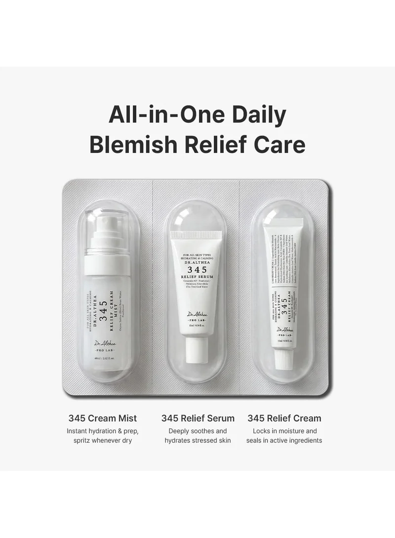 DrAlthea 345 Travel Kit 345 Relief Mist 60ml + 345 Serum 15ml + 345 Relief Cream 15ml