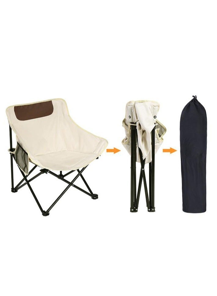 dida-cosmos Portable outdoor folding camping chair fishing picnic chair beach chair garden chair ultralight backpacking chair for lawn barbecue backpacking hiking - Image 4