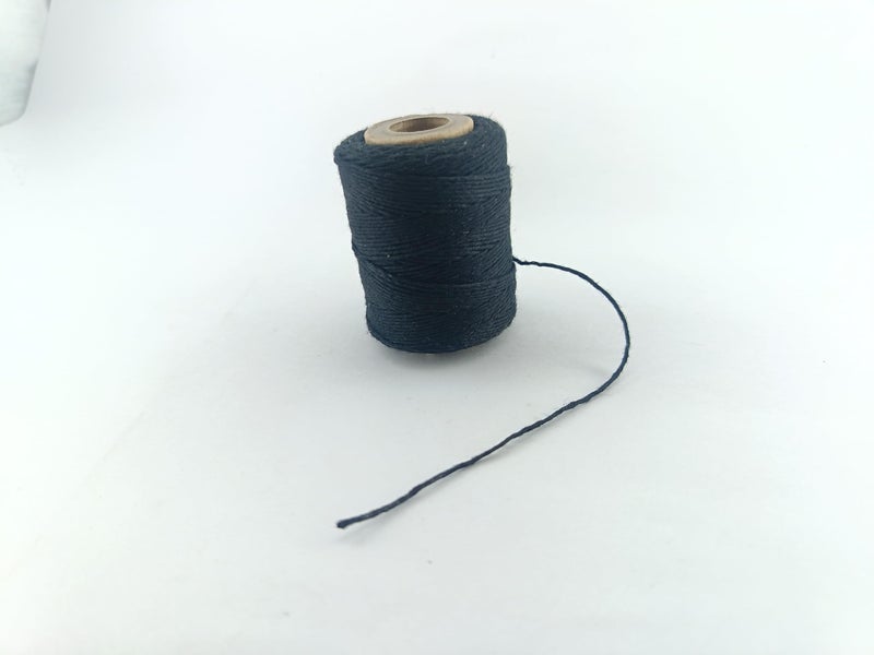 advancedestore advancedestore (No.0/8) Tool Dori Sewing Polythread(Black) Used for Piping in Dresses, Pillow Covers, Clothes(40m)-Pack of 2Pcs  - Image 3