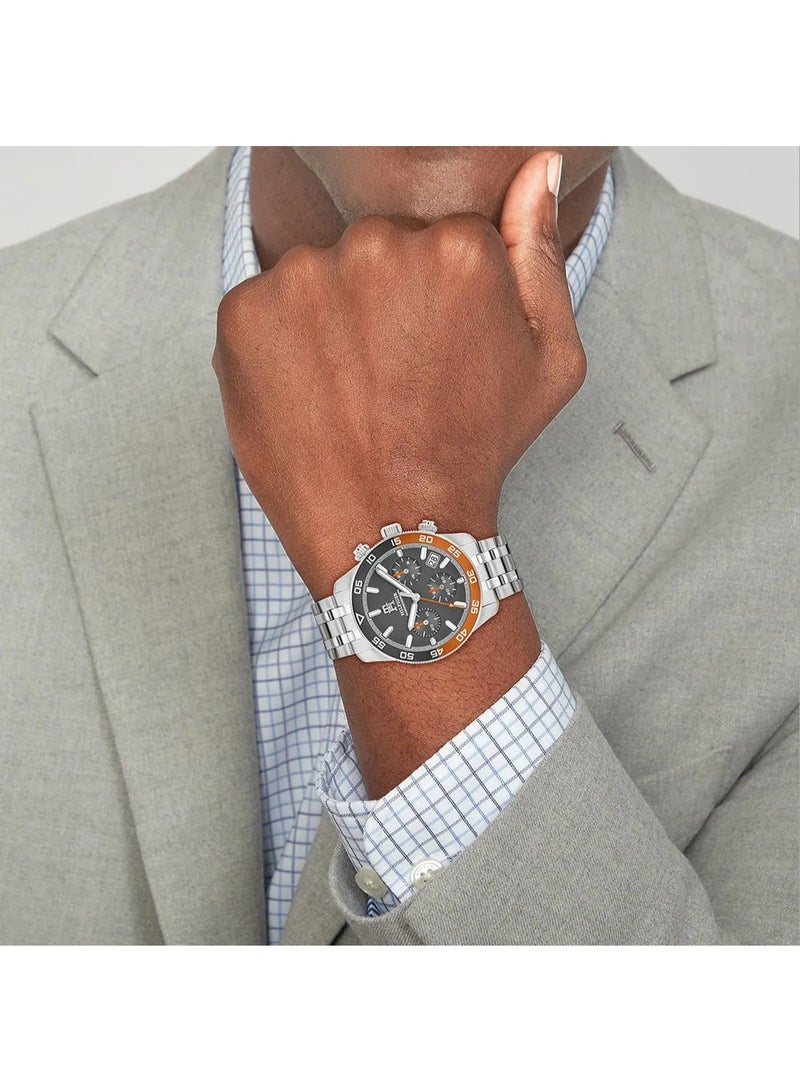 Tommy Hilfiger Men’s TH85 Stainless Steel Watch – Gray Dial with Monthly Date | Model 1792186 - Image 5