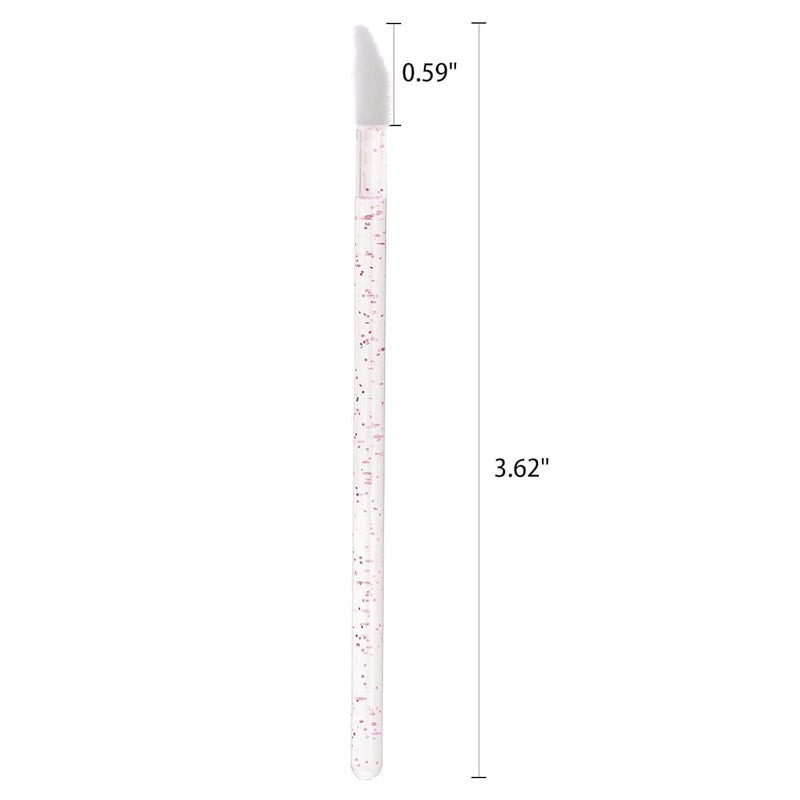 Ruby Face Rubyface Lip Applicators Disposable Lip Brush, Lips Wands Applicators, Lipstick Applicators Disposable Doe Foot Applicators Lips Brush Wands (multicolor, 100 pcs) - Image 2
