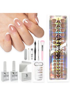 Cosmetics French Tip Press On Nails Brown Series, Xs Almond X-Pro Tips Starter Kit - pzsku/ZDAC0FB55D7434255EC99Z/45/_/1733730000/c5e48b4e-6e0f-4b5a-9546-98b3f82b5961