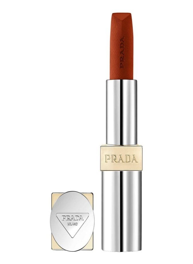 Prada Monochrome Hyper Matte Refillable Lipstick 3.9g  O77 | Long-Wear Velvet Matte Lipstick - Image 1