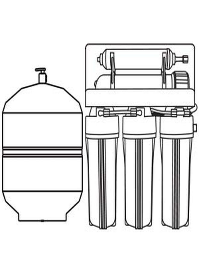 Geekpure Universal Compatible 5 Stage Reverse Osmosis Replacement Filter Set with 75 GPD Membrane -Standard 10 Inch - Image 4