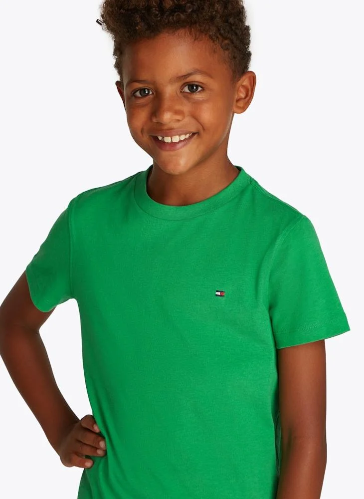 تومي هيلفيغر Kids Essential Cotton Regular Fit T-Shirt