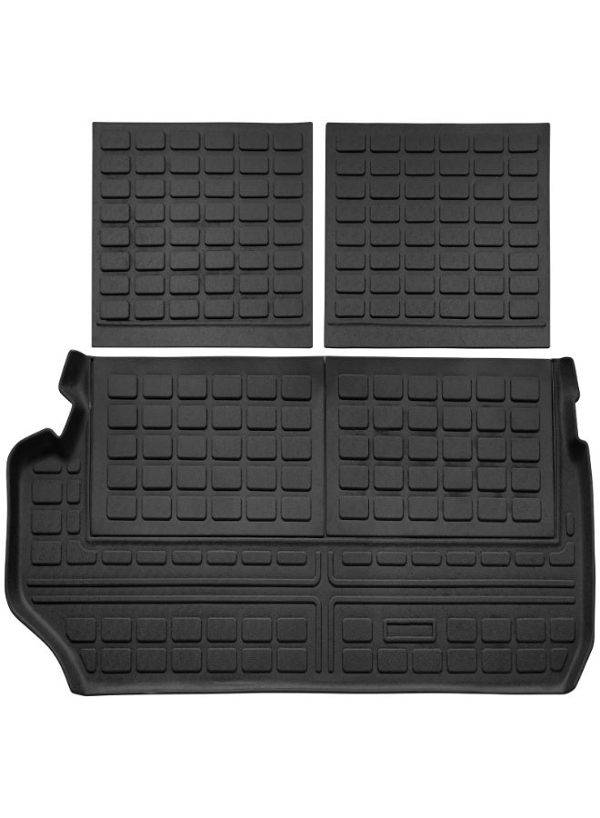 FETUSI Car Trunk Mat Fit for Toyota Land Cruiser Prado LC250 2024 2025 – 7 Seats TPE Rubber Cargo Liner All Weather Waterproof Protector Cargo Liner - Image 1