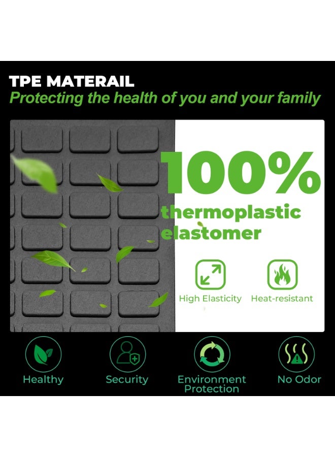 FETUSI Car Trunk Mat Fit for Toyota Land Cruiser Prado LC250 2024 2025 – 7 Seats TPE Rubber Cargo Liner All Weather Waterproof Protector Cargo Liner - Image 4