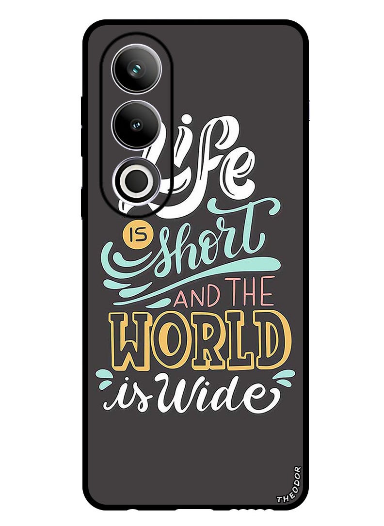 Theodor - Protective Case Anti Scratch Shock Proof Bumper Cover For OnePlus Ace 3V Life Is Short - Image 1
