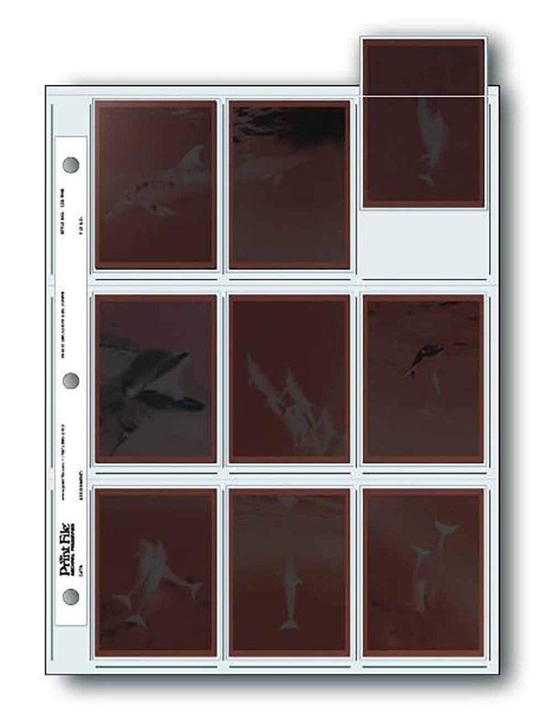 Print File Pkg 25 Archival 120 Negative Preservers. Holds 9 Individual 6x7 Sleeved Negatives or 18 collectable Cards or 2 1/2 x 3 1/2" Wallet Size Prints - Image 5