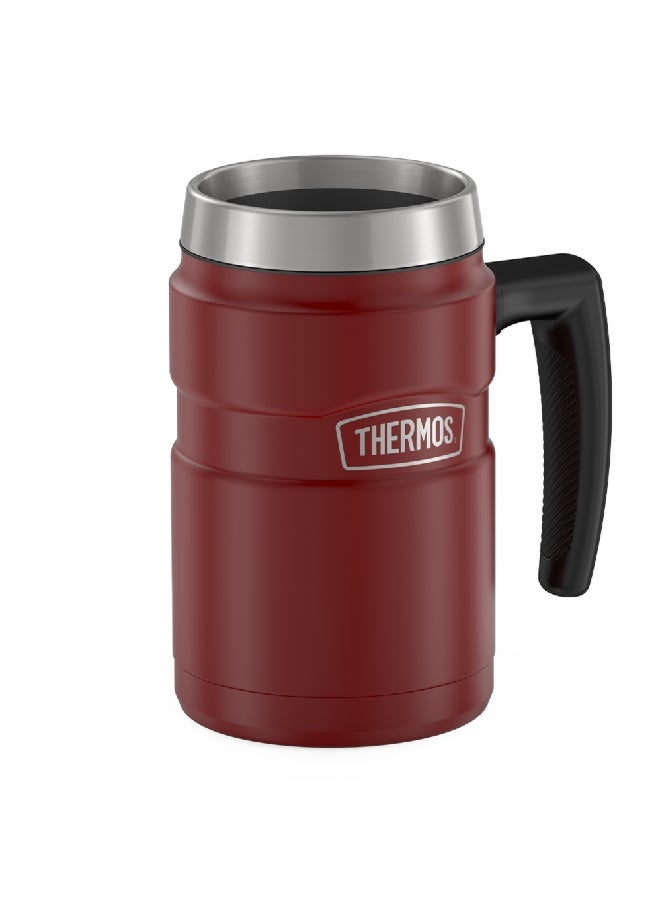 ترموس كوب قهوة من الستانلستيل المعزول بالفراغ، باللون الأحمر الريفي،عيار 16 أونصة SK1600MR4 - Image 3
