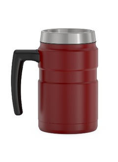 THERMOS Vacuum Insulated Stainless Steel Coffee Mug Rustic Red 16 Oz Sk1600Mr4  - Image 4