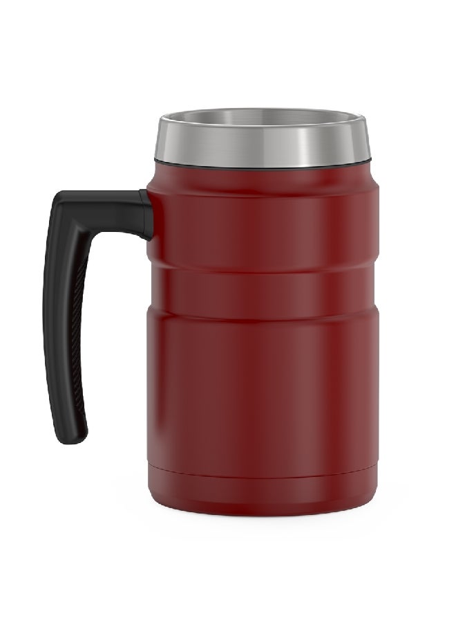 ترموس كوب قهوة من الستانلستيل المعزول بالفراغ، باللون الأحمر الريفي،عيار 16 أونصة SK1600MR4 - Image 4