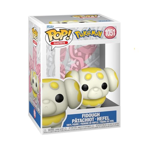 Funko Pop Games Pokemon Fidough Collectable Vinyl Figure Gift Idea Official Merchandise Toys for Kids Adults Video Games Fans Model Figure for Collectors and Display - Image 1