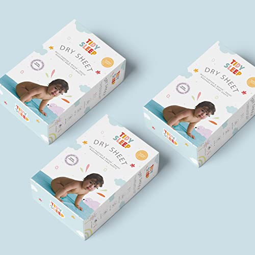 Tidy Sleep Instadry Anti-Piling Fleece Extra Absorbent Quick Dry Sheet for New Born Babies, Cotton Bed Protector Mattress Pack of 3 RBlue-Peach-DPink Small (70x50) cm - Image 2
