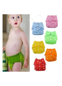 Generic Washable baby diaper 2 Pieces Random Colors  - Image 4
