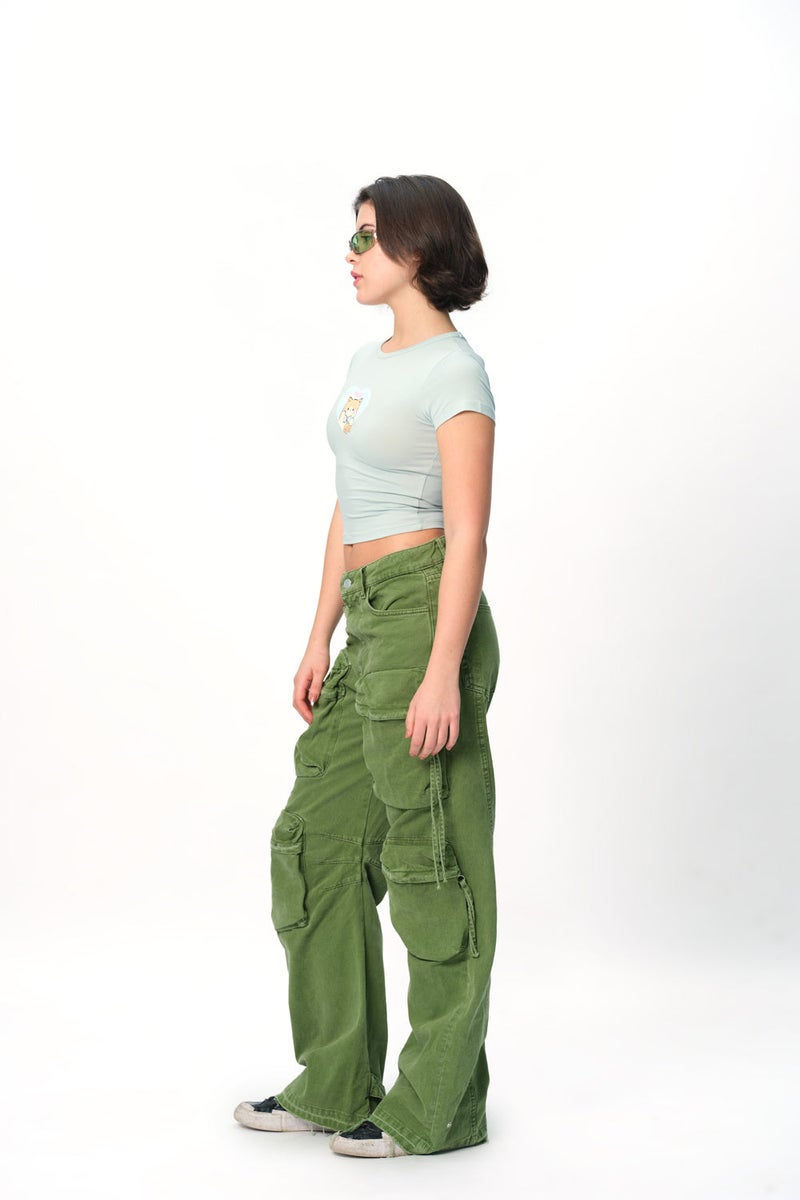 Bonkers Corner Pisces Power Long Length Baby Tee for Women's - Image 5