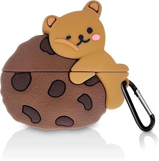 Emoh Roced Compatible for AirPods Pro 2 Case with Keychain, Drop Protection, Protective Case, Supports Wireless Charging Cover for AirPods Pro 1st/2nd Generation (2022/2019)- (Cookkies) - Image 1