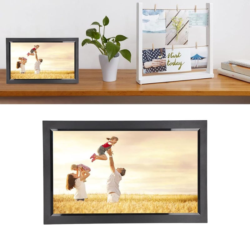 Jiawu 15.6 Inch WiFi Digital Picture Frame, Smart Photo Frame with 32GB Storage, Easy Setup to Share Photos or Videos Via APP, Auto Rotate, Wall Mountable (UK Plug) - Image 2
