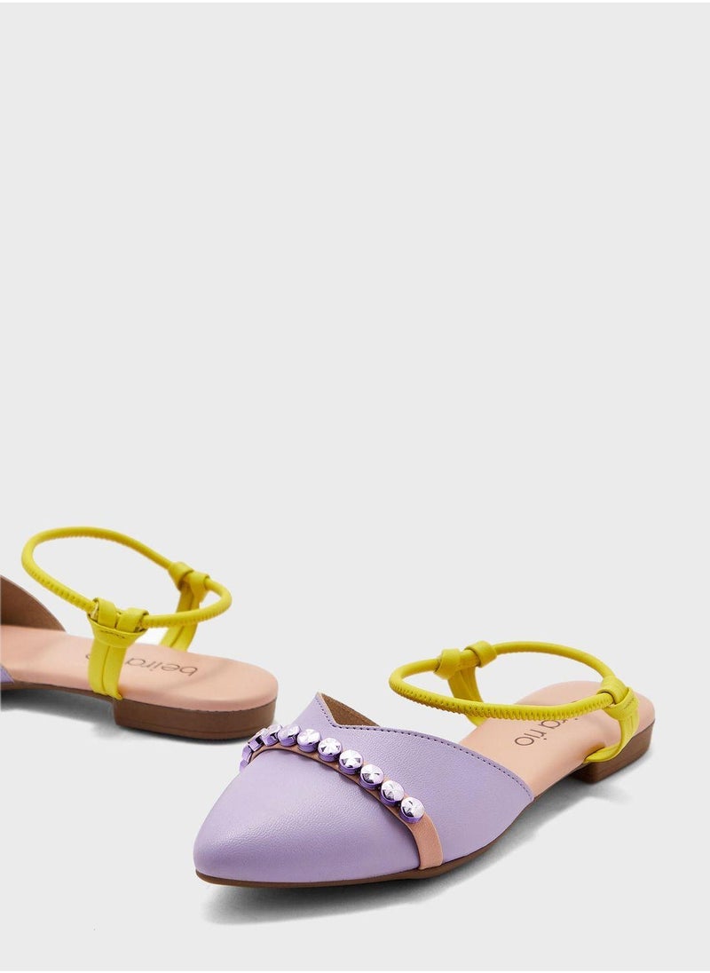 Beira Rio Ankle Strap Low Heel Pumps  - Image 4
