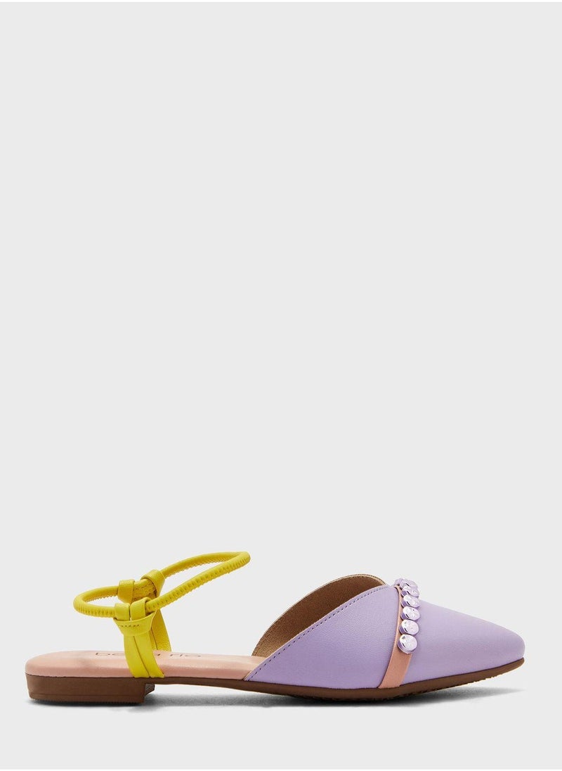 Beira Rio Ankle Strap Low Heel Pumps  - Image 2