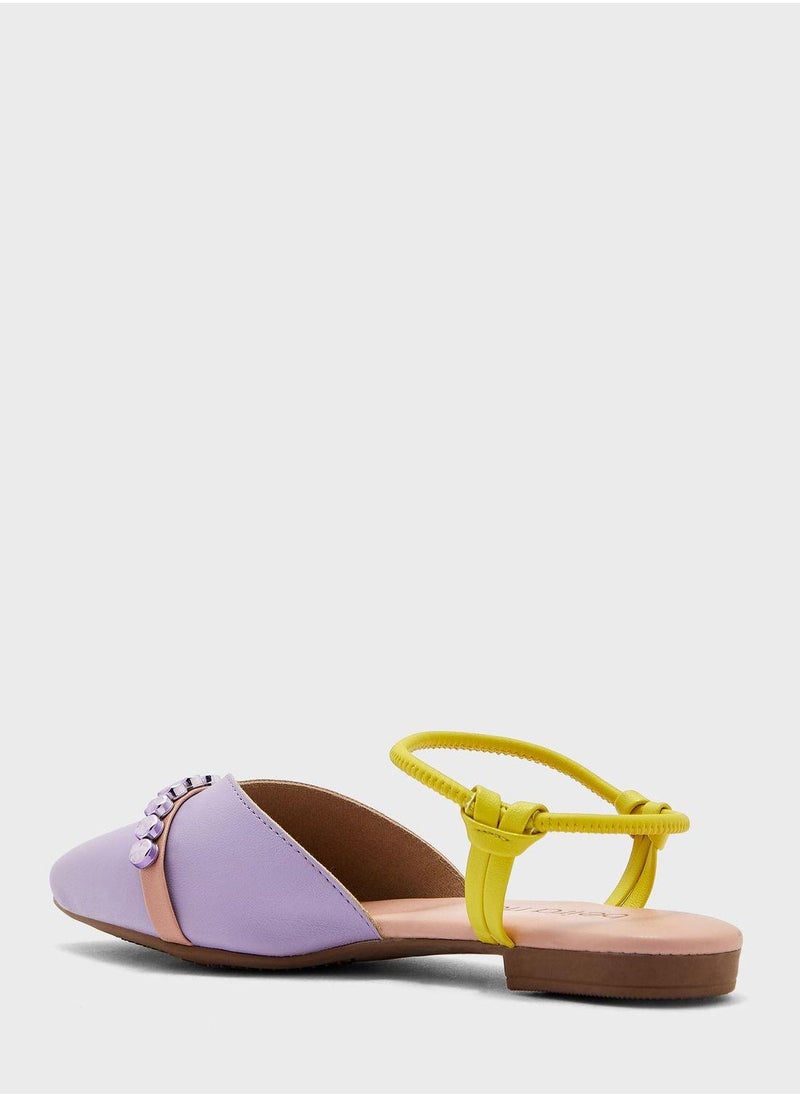 Beira Rio Ankle Strap Low Heel Pumps  - Image 3