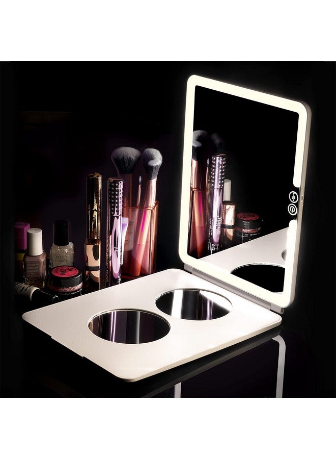 CASE-MATE Lumee Studio Led Portable White Light Makeup Mirror Lightweight 3 Light Modes Travelfriendly White - Image 4