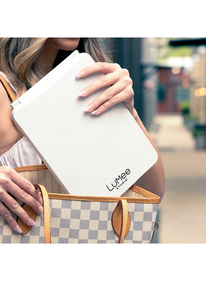 CASE-MATE Lumee Studio Led Portable White Light Makeup Mirror Lightweight 3 Light Modes Travelfriendly White - Image 5