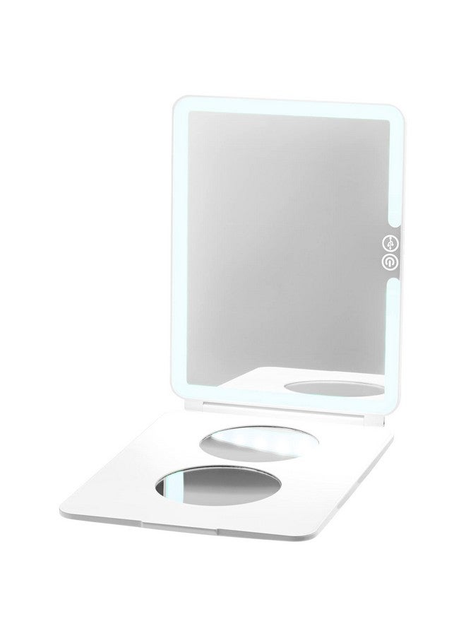 CASE-MATE Lumee Studio Led Portable White Light Makeup Mirror Lightweight 3 Light Modes Travelfriendly White - Image 1