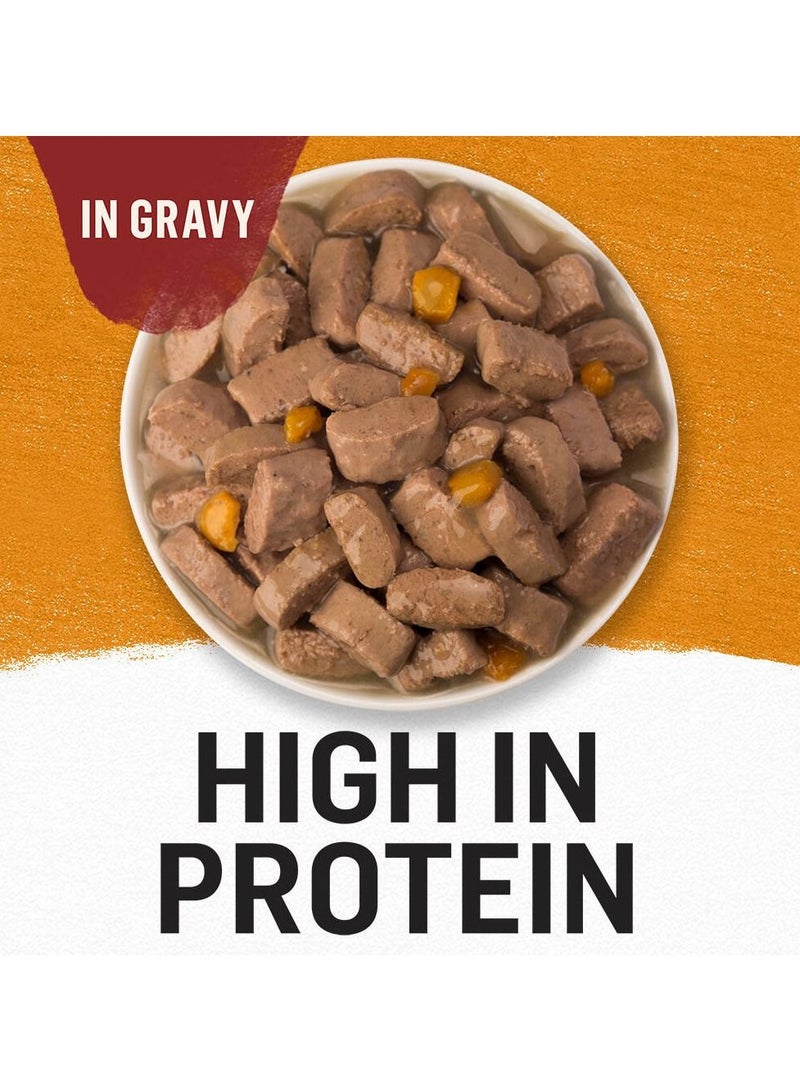 بورينا وصفة الدجاج والبطاطا الحلوة الخالية من القفص في مرق ويت دوج فوود 354 جم - Image 4