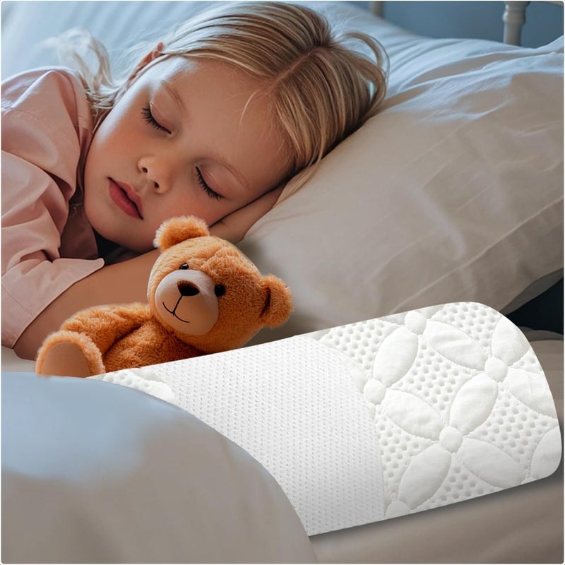 Asatdd Bed Rail for Toddlers Bed Guard Rail Soft Memory Foam Toddler Bed Rail for Twin Full Queen King Beds with Washable Cover 1 Pack - Image 1