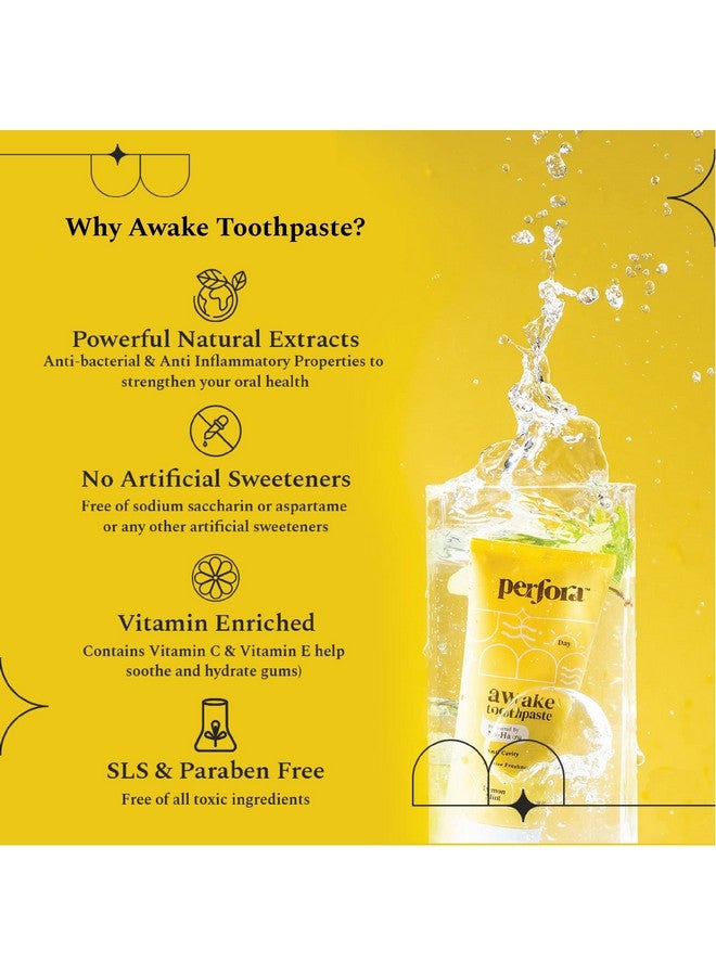 بيرفورا معجون أسنان أويك - 100 جرام | لنضارة الأسنان ومنع التسوس | معجون أسنان خالٍ من الفلورايد وSLS للكبار والصغار | N-Ha لإعادة تمعدن الأسنان | لثة صحية وعناية بالفم | ليمون ونعناع - Image 4
