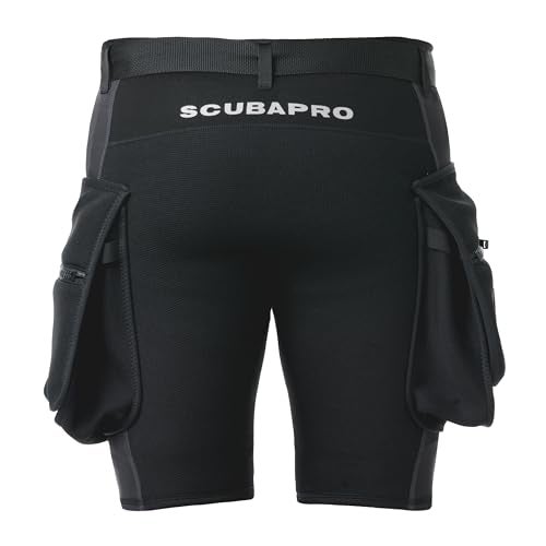 SCUBAPRO Hybrid Cargo Mens Scuba Diving Shorts 1mm XFoam Neoprene wLarge Pockets and Adjustable Belt XLarge - Image 3