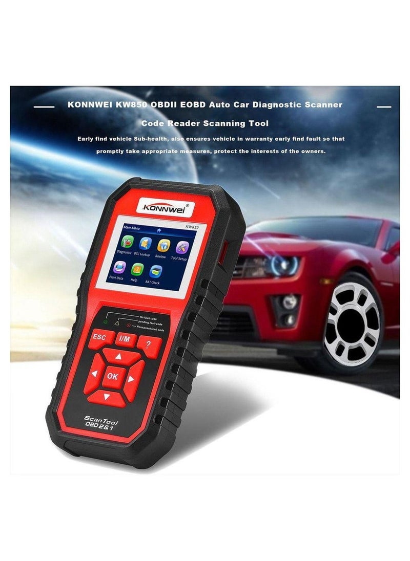KW850 Professional OBD2 Scanner Auto Code Reader Car Diagnostic Tools (Original)