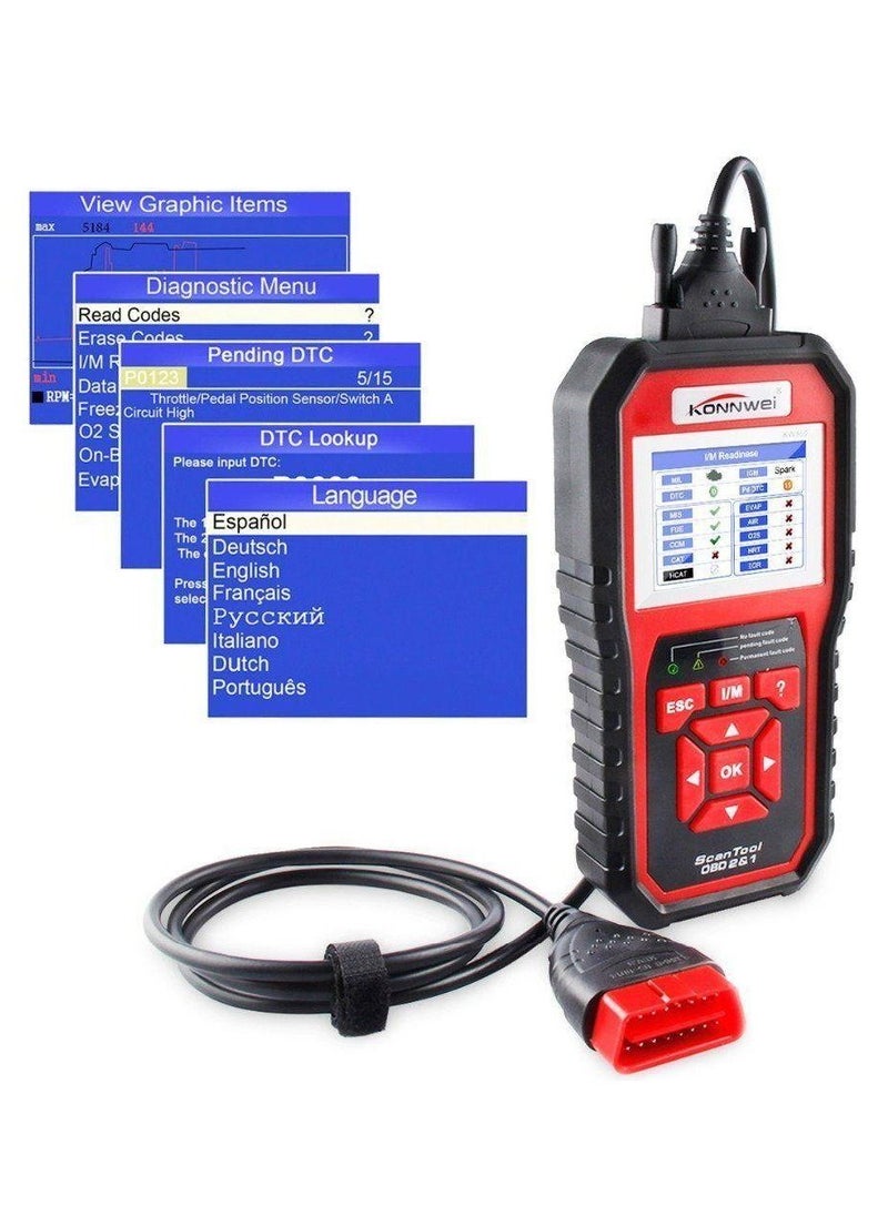 KW850 Professional OBD2 Scanner Auto Code Reader Car Diagnostic Tools (Original)