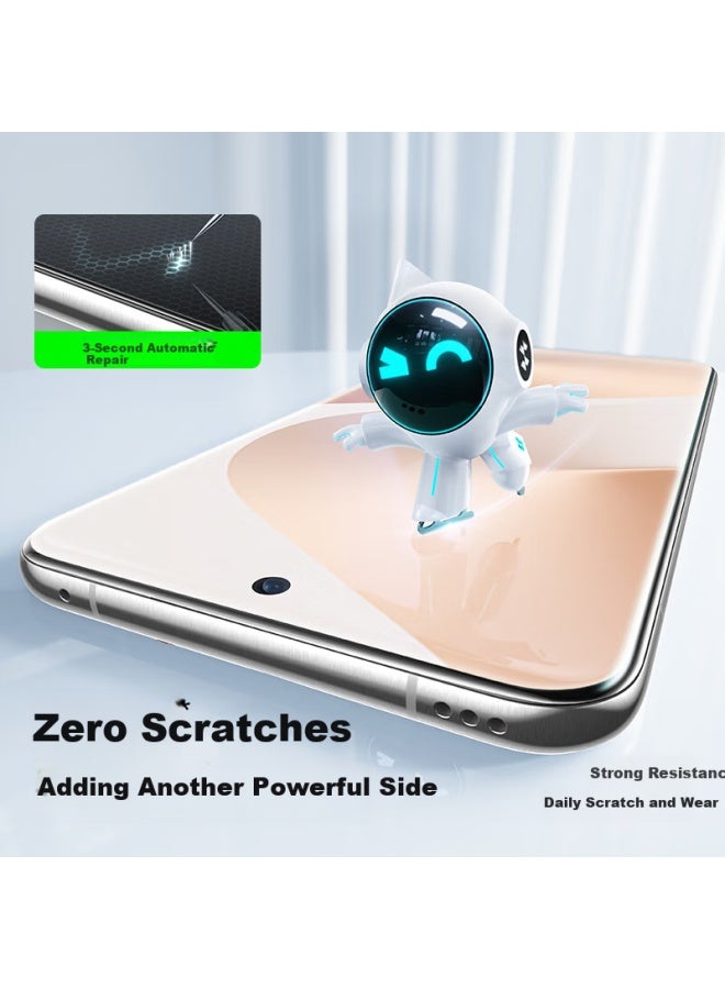 Smartdevil Huawei Pura80pro Screen Protector, P80pro+/ultra Curved Microcrystalline Full Glue Soft Film High Definition Anti-drop Anti-explosion - 2 Pack - Image 2