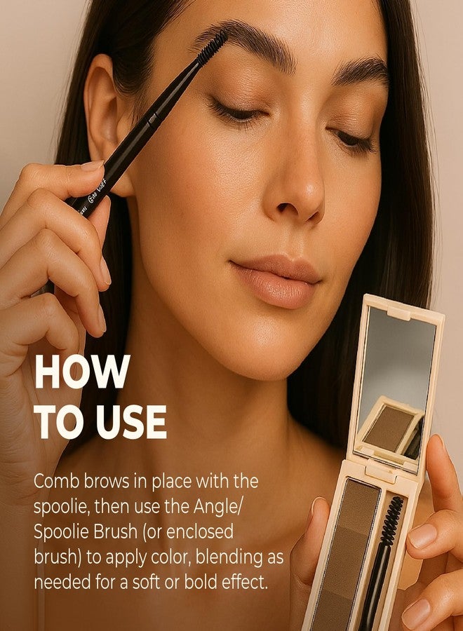 Beauty For Real Brow Max Ombre Brow Powder, Light - Shapes, Balances & Defines Eyebrows - Long-Wear Formula - Vegan, Cruelty Free & Paraben Free - Image 3