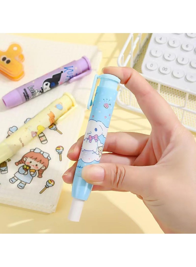 general 5Pcs Cute Kids Eraser Retractable Pencil Eraser Kawaii Eraser Fun Eraser - Image 2