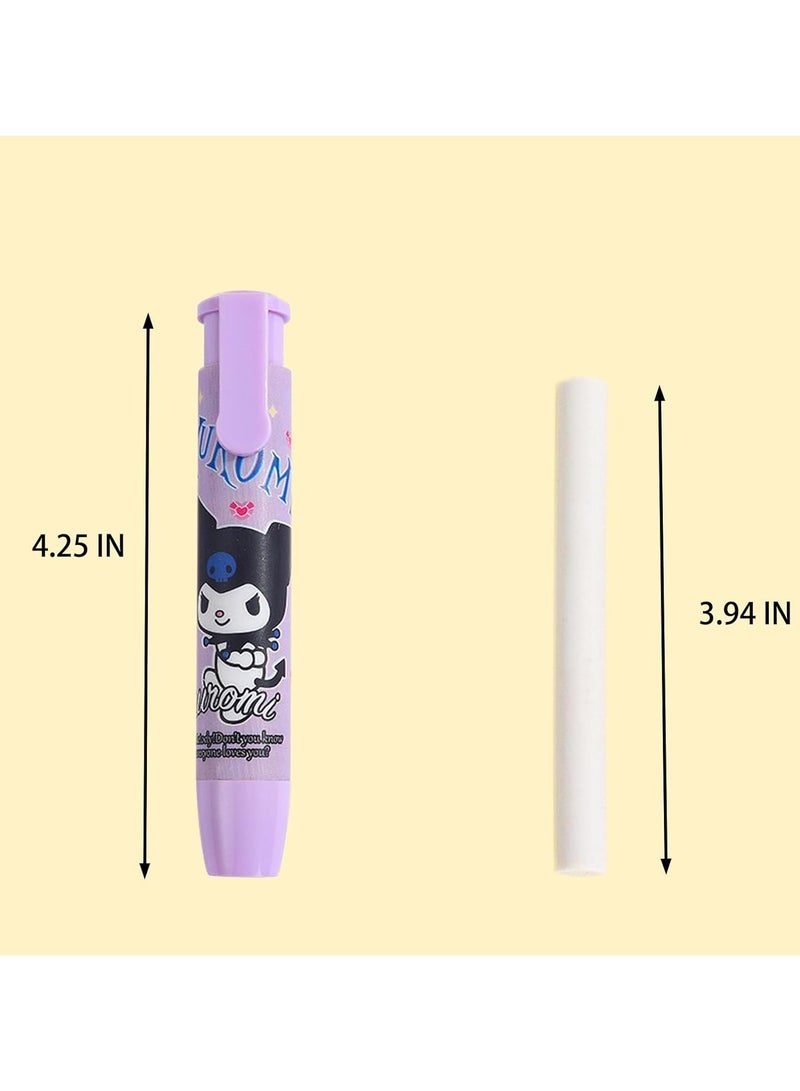 general 5Pcs Cute Kids Eraser Retractable Pencil Eraser Kawaii Eraser Fun Eraser - Image 3