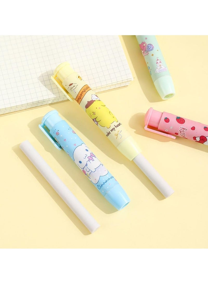 general 5Pcs Cute Kids Eraser Retractable Pencil Eraser Kawaii Eraser Fun Eraser - Image 5