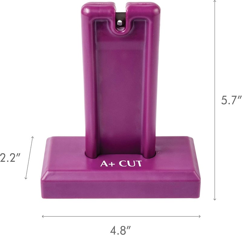 Ideaworks Upright Thread Cutter For Quilting, Sewing - Safe Snipper, 2.2" x 4.8" x 5.7", Purple, Standard - Image 3