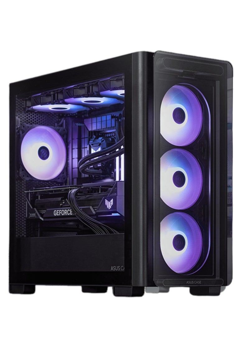 نانوتيك كمبيوتر ألعاب Rage - معالج Intel Core i5-14400F، 10 أنوية و16 خيط معالجة، ذاكرة وصول عشوائي DDR4 سعة 16 جيجابايت بتردد 3200 ميجاهرتز، بطاقة رسومات Nvidia GeForce RTX 3050 OC Edition سعة 8 جيجابايت GDDR6، قرص SSD NVMe M.2 سعة 1 تيرابايت، مبرد هواء ARGB، مزود طاقة 500 وات، Windows11 Pro | Wi-Fi - Image 1