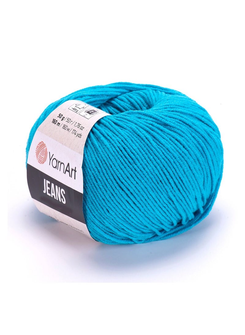 YarnArt Set Of 5 Pcs High Quality Jeans Yarn For Knitting - Image 1