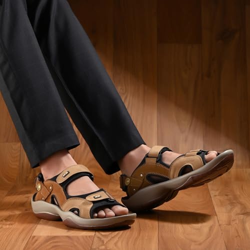 Centrino Sandals for Men | Stylish Men’s Casual Sandal for Office & Travel | Comfortable Sandals with Grip Insole & Quality (3263) - Image 2