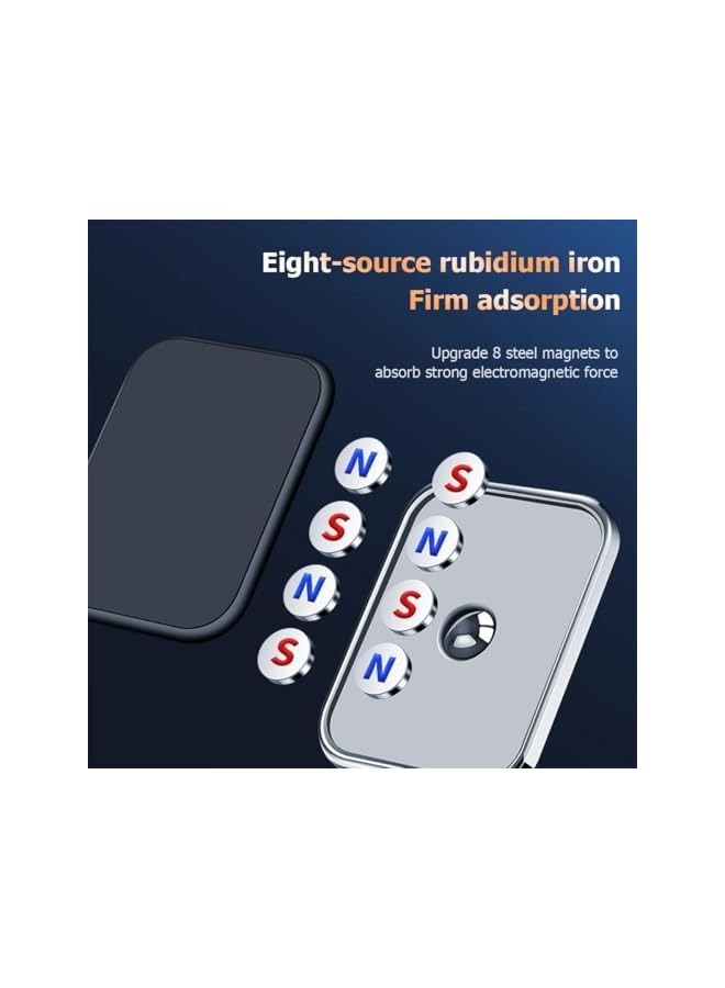 S-TOP Super Strong Magnetic Car Phone Holder - 360° Rotation Foldable Dashboard Mount, Universal Hands-Free Cradle & Stand, Fits All Smartphones, Automobile Dashboard Cell Phone Holder - Image 3