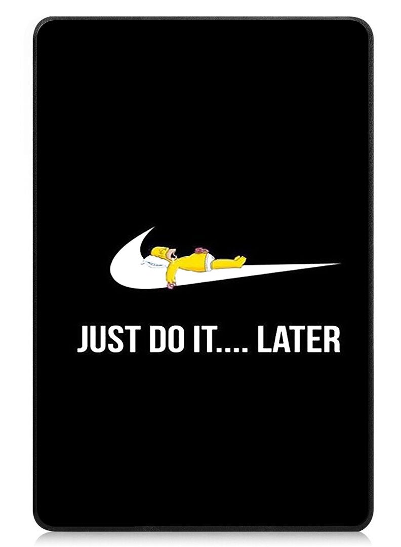 Theodor Protective Flip Case For Samsung Galaxy Tab S9 FE Plus With Trifold Stand Auto Wake Sleep Shockproof Cover Just Do it Later - Image 1